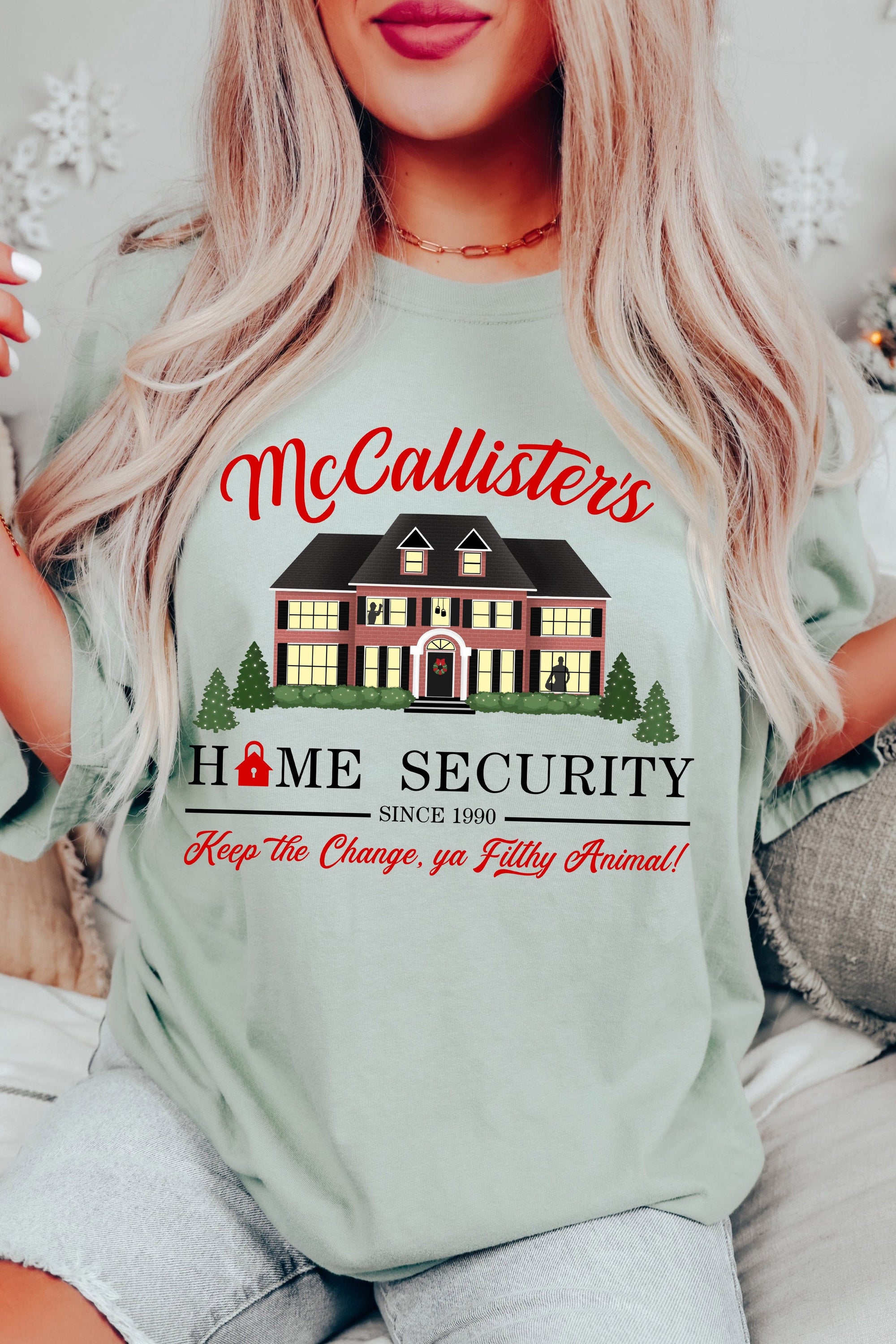McCallisters Home Security Christmas T-Shirt
