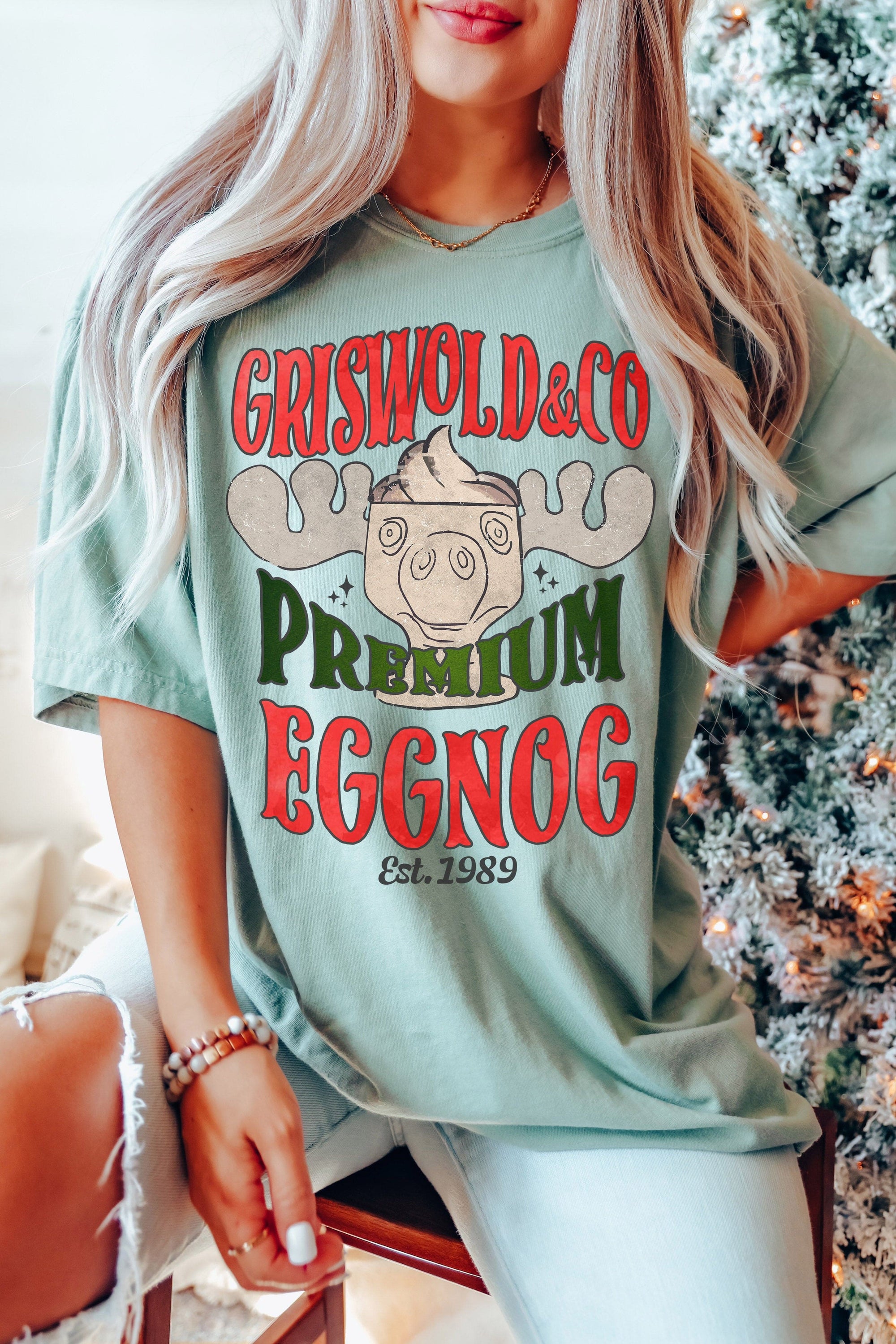 Griswold & Co Eggnog Christmas T-Shirt