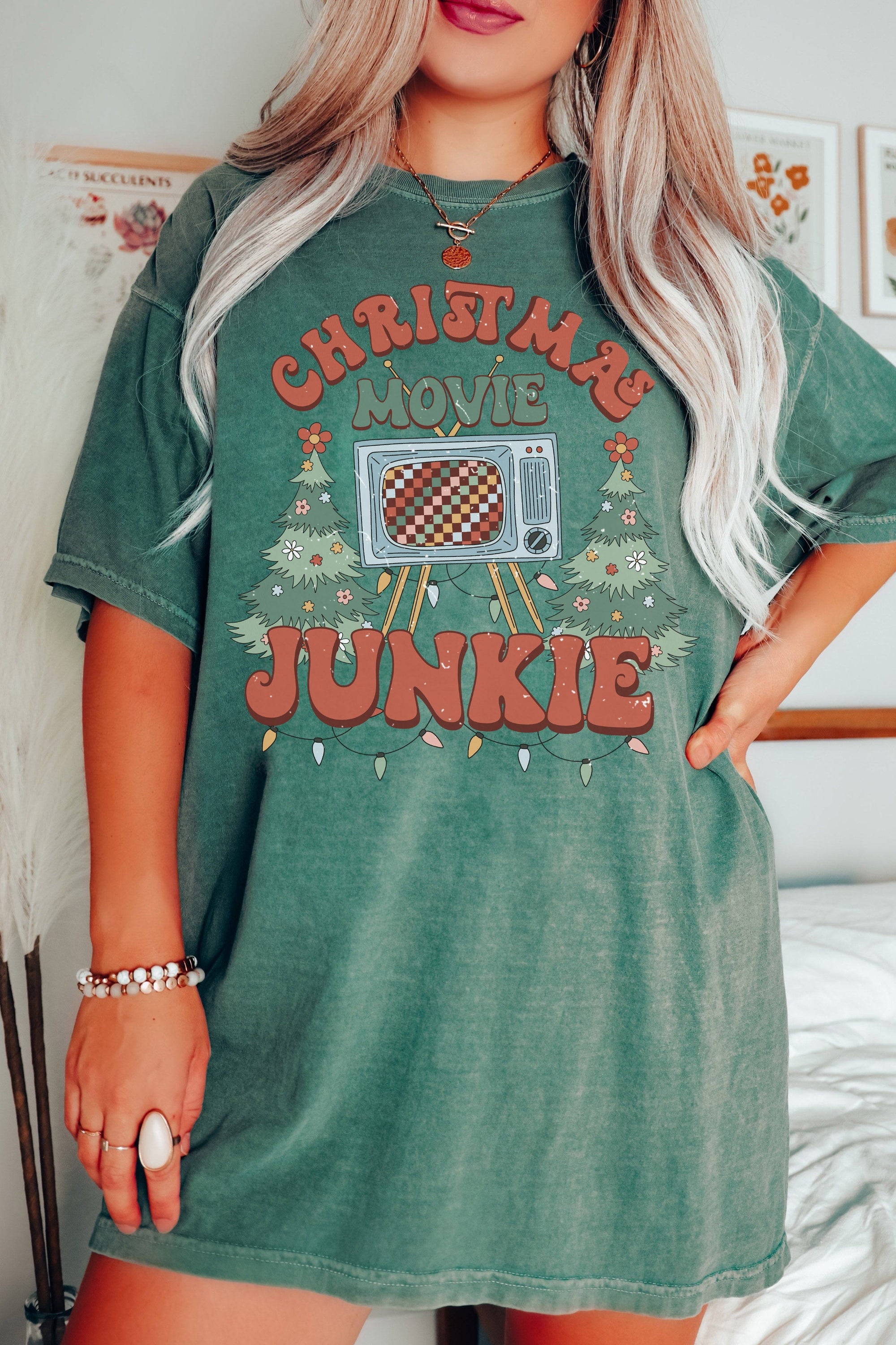 Christmas Movie Junkie T-Shirt