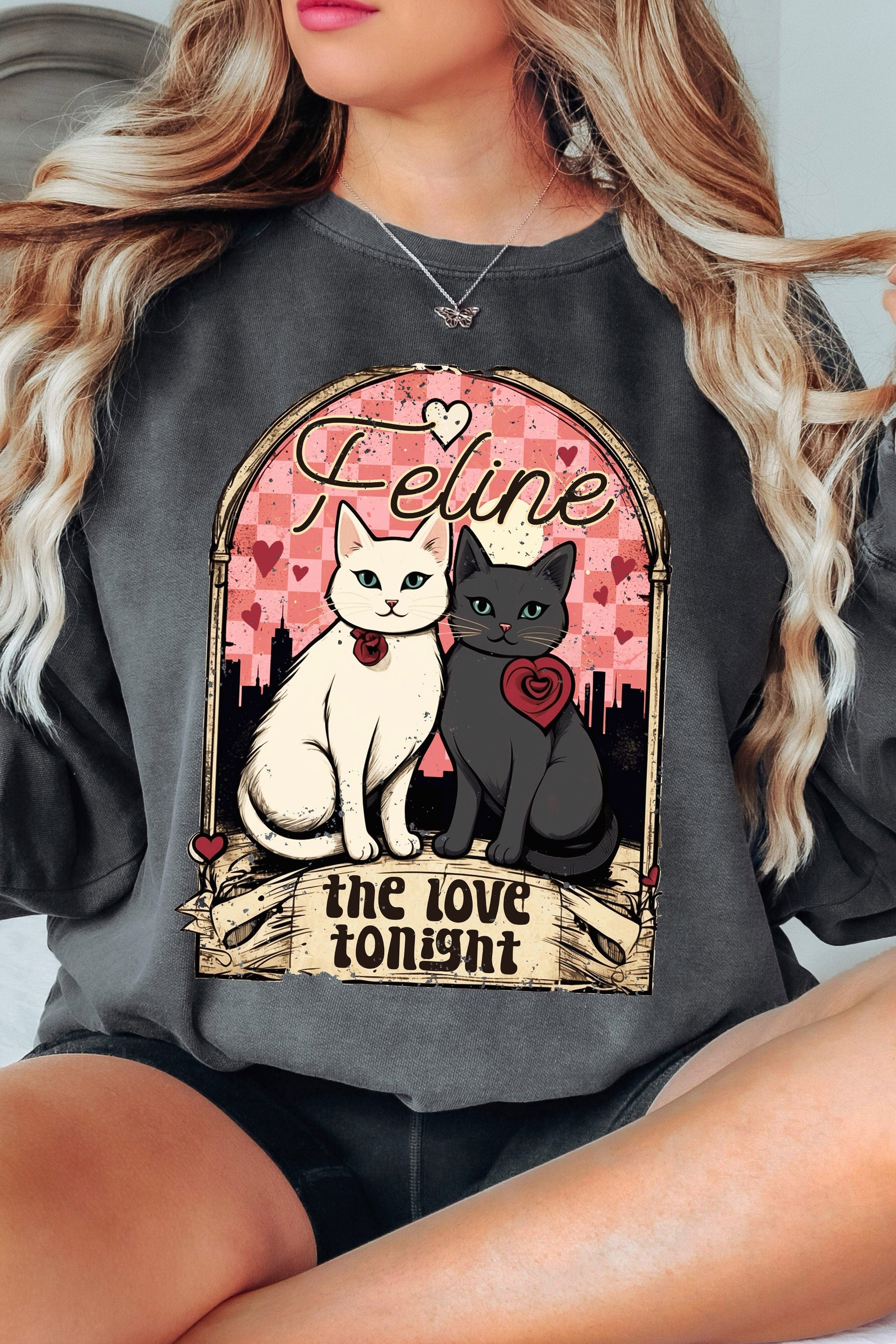 Feline The Love Tonight Sweatshirt