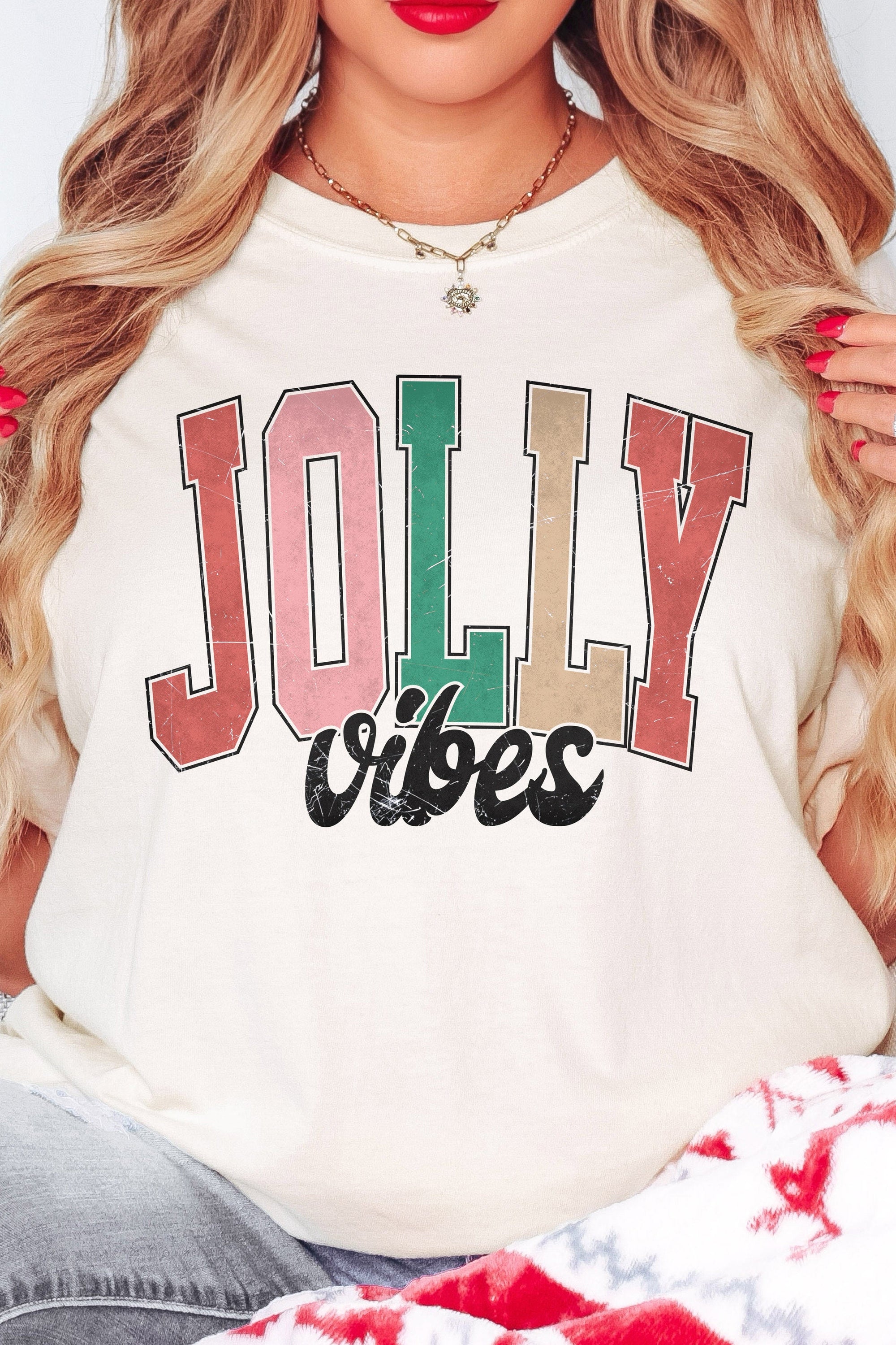 Jolly Vibes Christmas T-Shirt