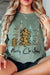 Merry Christmas Leopard Trees Christmas T-Shirt
