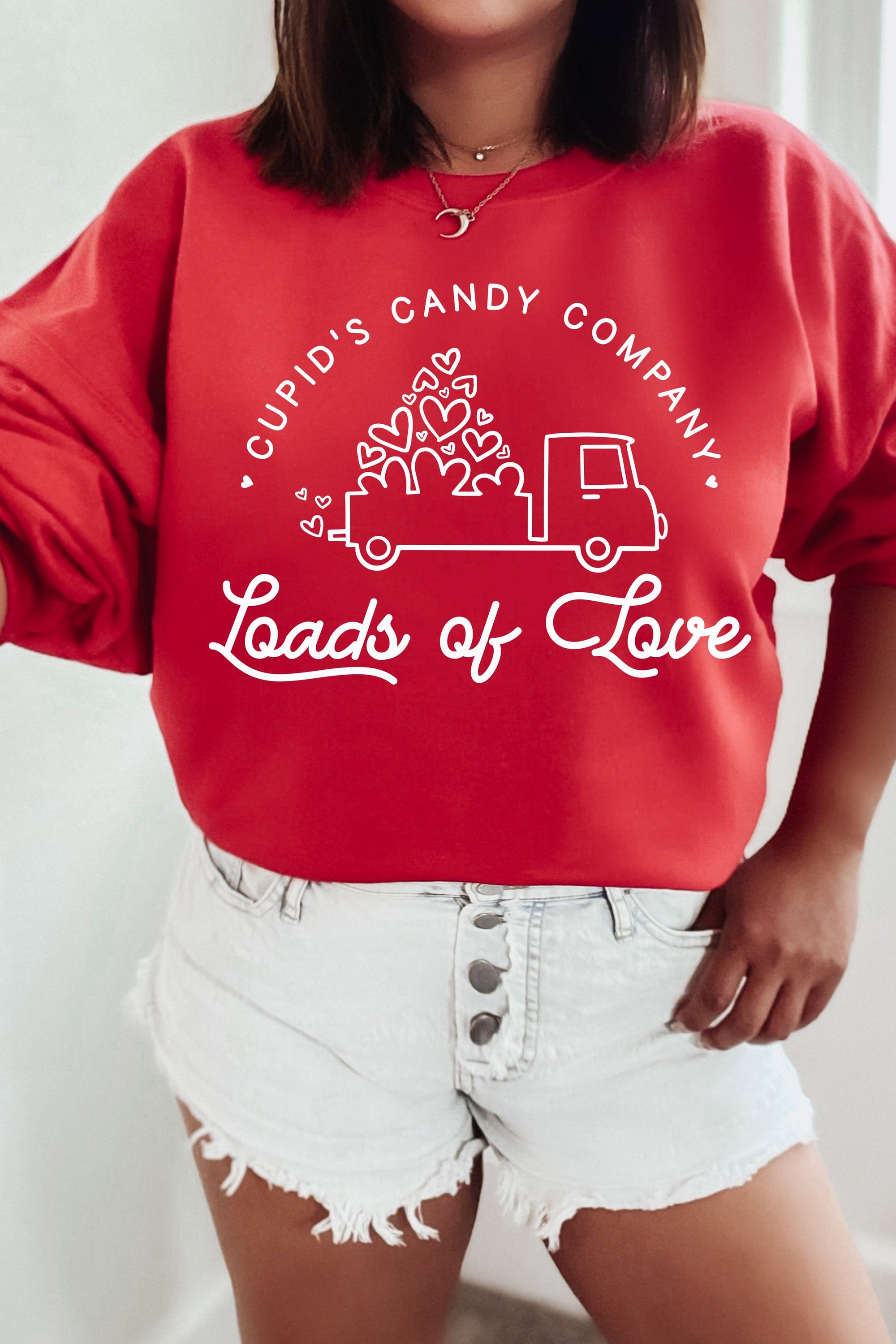 Cupid's Candy Company Fleece Lined Sweatshirt